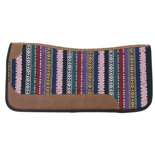 Showman 31" x 32" Bright Horizons Contoured Saddle Pad w/ Felt Bottom