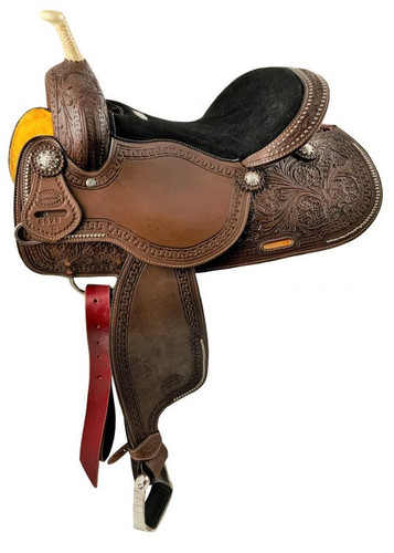 14", 15", 16" Showman Argentina Cow Leather Round Skirt Saddle 14", 15", 16" Showman Argentina Cow Leather Round Skirt Saddle