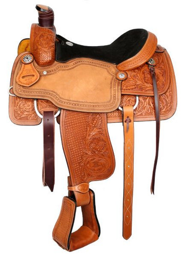 15", 16", 17" Circle S Roper w/ Saddle w/ Suede Leather Seat