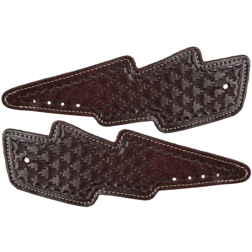 Showman Lightning Weave Spur Straps Showman Lightning Weave Spur Straps