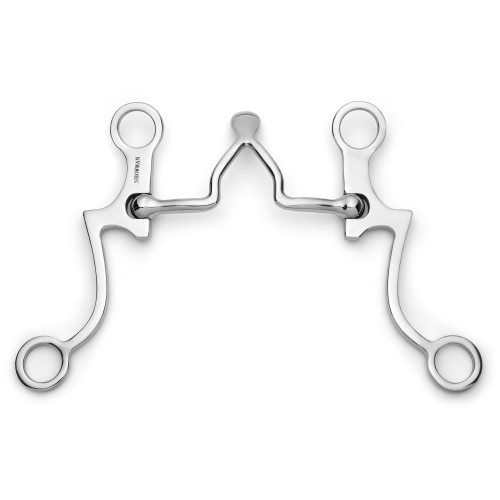 Showman Seven Shank Bit w/ Cathedral Spade Port Showman Seven Shank Bit w/ Cathedral Spade Port