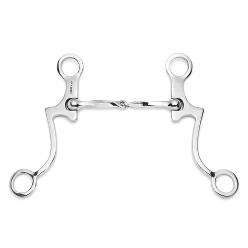Showman Seven Shank Bit w/ Slow Twist Snaffle
