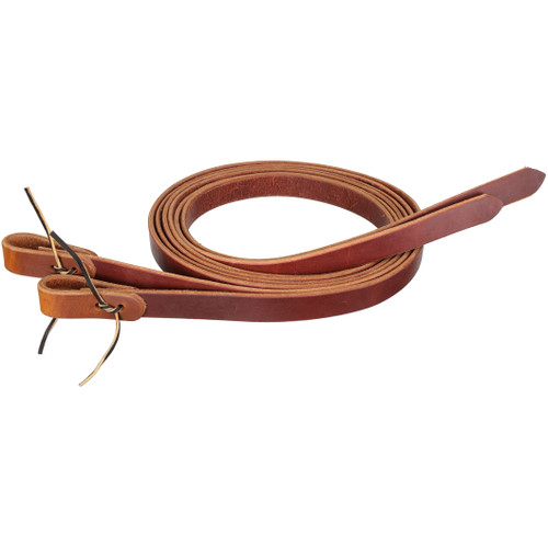 8' x 1" Harness Hot Dipped Leather Split Reins