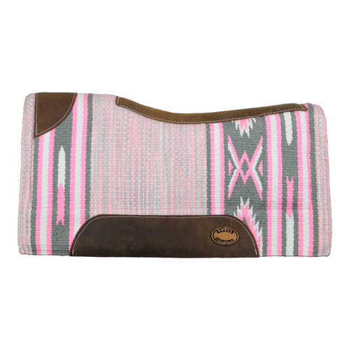 Klassy Cowgirl 28" x 30" Bubblegum Pink Saddle Pad w/ Felt Bottom