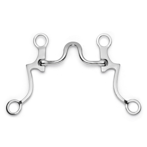 Showman Seven Shank Bit w/ Flat High Port