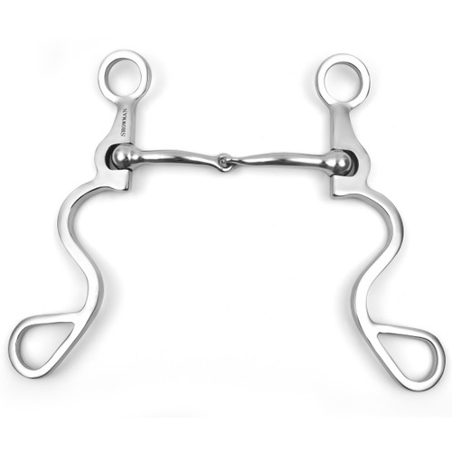Showman S Shank Bit with Smooth Snaffle