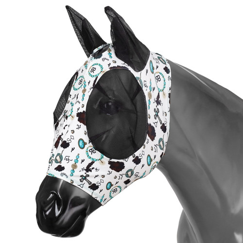 Showman Cowgirl Charm Lycra Fly Mask