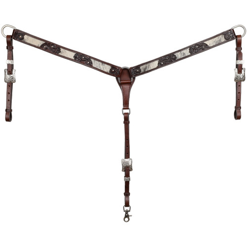 Showman Nightshade Hide Argentina Cow Leather Breast Collar