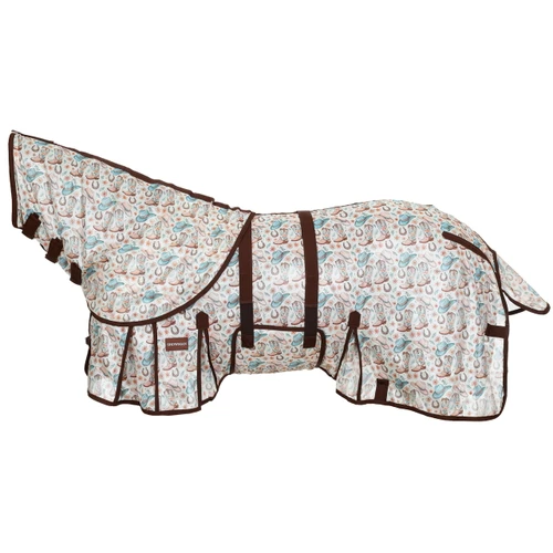 Showman Western Whimsy Mesh Fly Sheet w/ Detachable Neck Cover