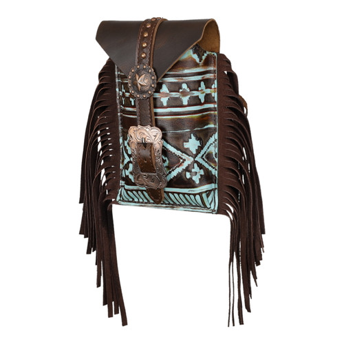Showman Wild River Aztec Rear Cinch Bag