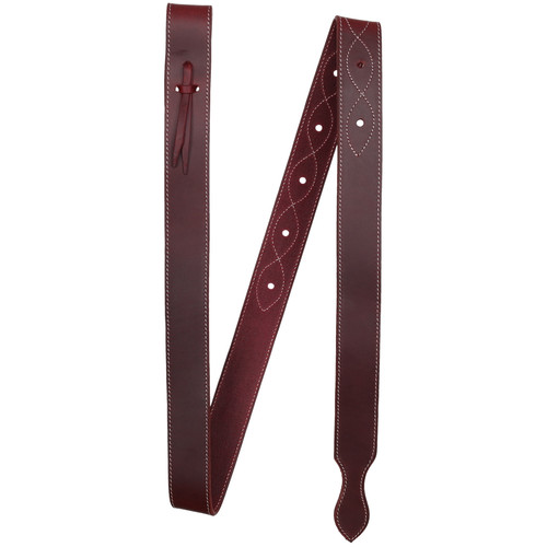 Showman 6' Stitched Argentina Cow Leather Tie Strap