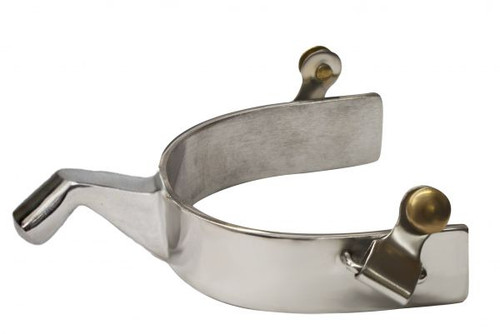 Showman Stainless Steel Humane Short Ball End Spurs