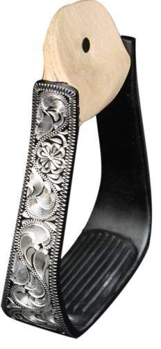 Showman Lightweight Color Coated Twisted Angled Aluminum Stirrups – Free Shipping