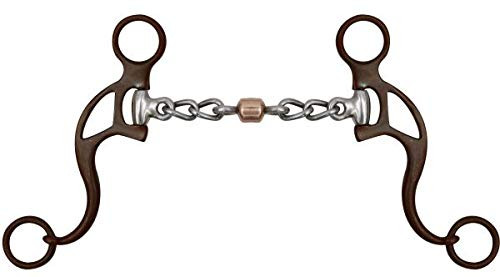 Showman Brown Steel Chain Mouth Bit w/ Copper Roller