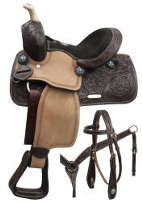 Double T Youth Roping Style Saddle from Horse's Hiney Tack Shack