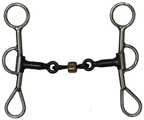 Showman Stainless Steel Colt Snaffle Bit w/ 6" Cheeks