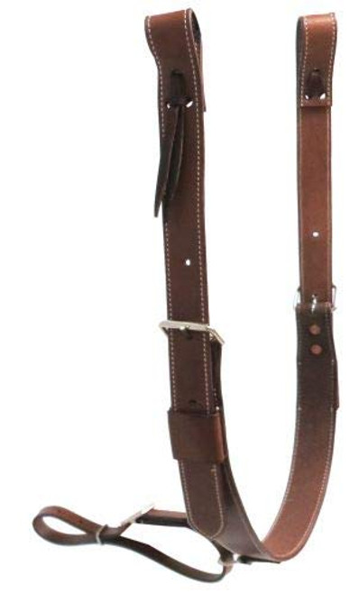 Showman Pony 1.75" Wide Leather Back Cinch w/ Roller Buckles