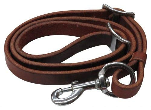 Showman 3/4" x 40" Oiled Harness Leather Tie Down Strap