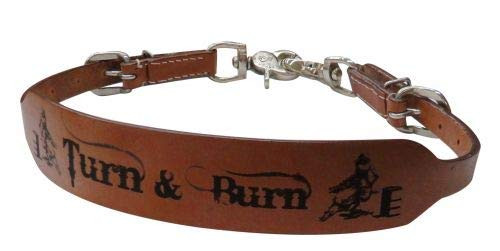 Showman "Turn & Burn" Leather Wither Strap