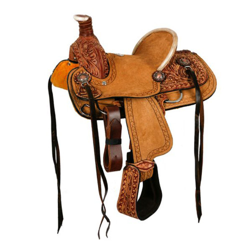 Double T Outlaw Orchid Roper Style Saddle - 10 Inch Double T Outlaw Orchid Roper Style Saddle - 10 Inch