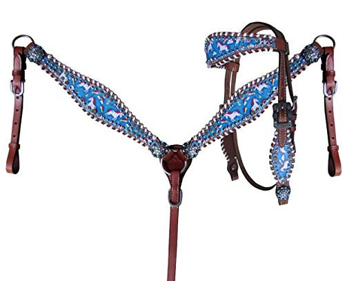 Sequin Heart Pony Headstall & Breast Collar – Riding Free Tack