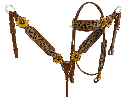 Klassy Cowgirl Leather Single Ear Headstall & Breast Collar Set w/ Louis  Vuitton Inlays - Carolina Tack Supply Inc