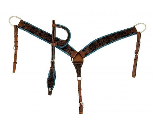 Klassy Cowgirl Re-purposed Louis Vuitton Headstall and Breast