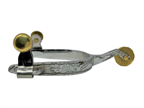 Showman Youth Western Chrome Plated Spurs