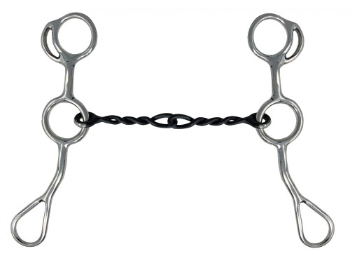 Showman Stainless Steel Junior Cowhorse Bit w/ Chain Mouth
