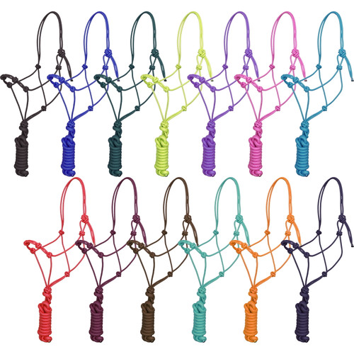 Training Cowboy Knot Halter w/ Removable Lead