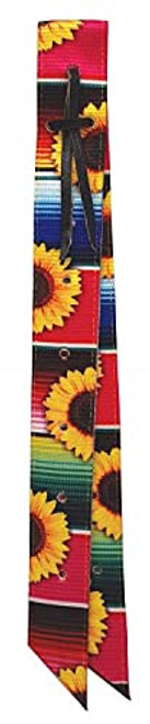 Showman Serape & Sunflower Print Nylon Off Billet