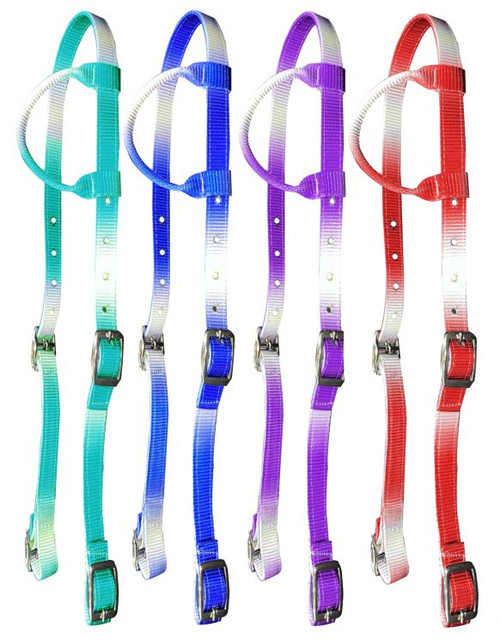 Showman Ombre Nylon Single Ear Headstall