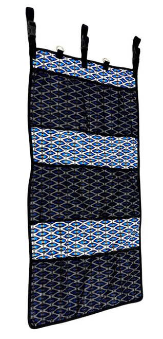 Showman Blue & Orange Aztec Hanging Organizer