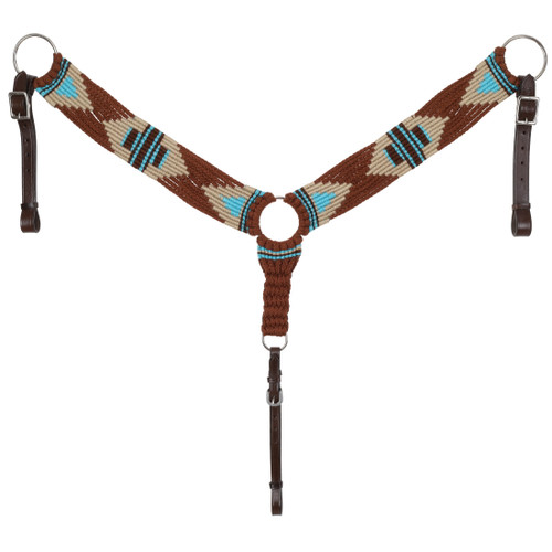 Showman Aztec Design Multi-Strand Wool String Breast Collar 