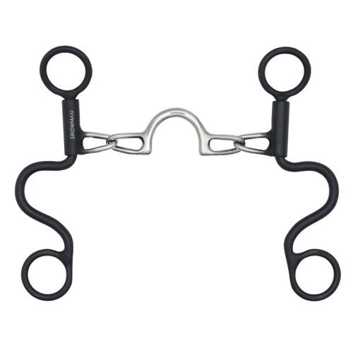 Showman Short Shank Low Port Bit w/ Chain Mouth