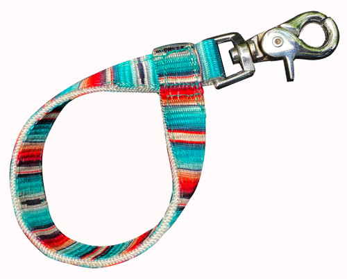 Showman Nylon Serape Print Tie Down Keeper