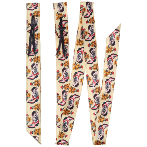 Showman Boots in Bloom Nylon Tie Strap & Off Billet Set