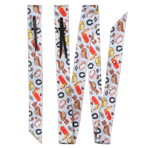 Showman "Wild West" Nylon Tie Strap & Off Billet Set