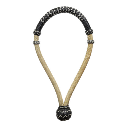 Showman Obsidian Rawhide Bosal