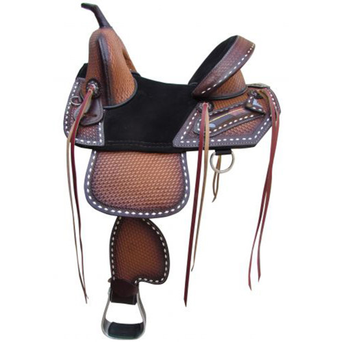 15", 16" Double T Treeless Saddle w/ Hand Painted Arrow Design