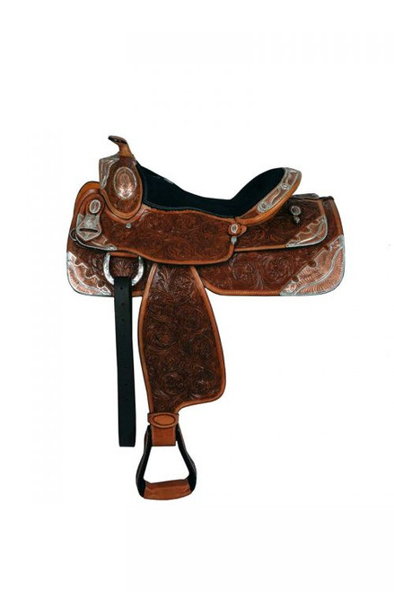 16" Double T Fully Tooled Medium Oil Show Saddle 16" Double T Fully Tooled Medium Oil Show Saddle