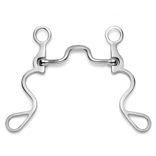 Showman Long S Shank Bit/ Flat Square Port