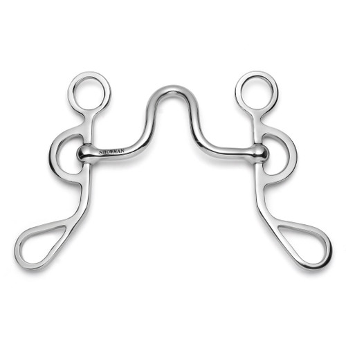 Showman Argentine Shank Bit w/ High Port Curb