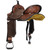 Double T Heritage Rose Spinal Relief Barrel Style Saddle - 15, 16 Inch
