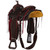 Double T Classic Stitch Dark Prairie Roper Style Saddle - 15 Inch