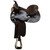 Economy Western Saddle with Basketweave Tooling - 12 Inch