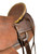Buffalo Saddlery Rugged Outlaw Chocolate Roughout Roper Style Saddle - 16 Inch