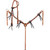 Showman Braided Bandit Single Ear Headstall & Breast Collar Set