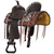 Double T Aztec Sunstone Barrel Style Saddle - 13 Inch