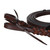 Showman 8' Argentina Cow Leather Braided & Ring Split Reins